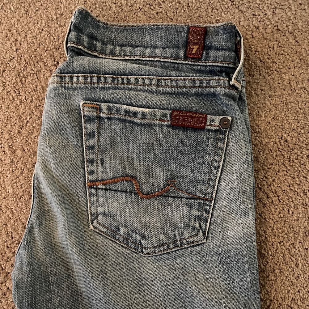 7 for all mankind boot cut jeans